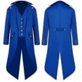thumbnail image 1 of Long Swallowtail Coat for Men - Middle Ages Inspired Dress Tailcoat High quality, 1 of 1