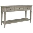 thumbnail image 2 of UWR-Nite Classic Retro Style Console Table for Hallways Kitchen Bedroom Entryway, Sofa Table with Three Top Drawers and Open Style Bottom Shelf, Gray Wash, 2 of 8