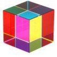 thumbnail image 1 of Cubo de color, cubo de Rubik de cristal, prisma de color, pirámide, juguetes de escritorio, adornos decorativos, 1 of 3