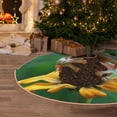 thumbnail image 5 of Haiem Tree Frog Sitting On Sunflowes Pattern Christmas Tree Skirt Merry Christmas Party Christmas Tree Decoration,New Year Decorations-48", 5 of 6