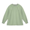 thumbnail image 1 of Blusas y camisas de manga larga con cuello redondo para hombre, sudadera con capucha de manga larga con cuello redondo y abertura de color liso para hombre, abrigo de poliéster para hombre, 1 of 5