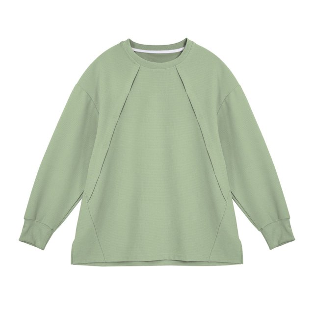 Blusas y camisas de manga larga con cuello redondo para hombre, sudadera con capucha de manga larga con cuello redondo y abertura de color liso para hombre, abrigo de poliéster para hombre
