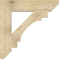 thumbnail image 3 of Ekena Millwork 6"W x 32"D x 32"H Merced Slat Rough Sawn Bracket, Douglas Fir, 3 of 4