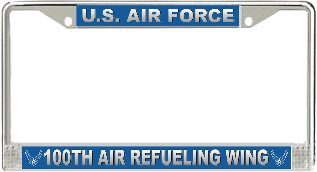 U.S. Air Force 100th Air Refueling Wing License Plate Frame