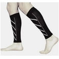 thumbnail image 3 of 3xPair Pantorrilla Soporte Compresión Pierna Manga Deportes Calcetines Ejercicio Al Aire Libre Negro Sunnimix manga de la pierna, 3 of 8