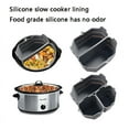 thumbnail image 2 of Foldable Slow Cooker Divider Silicone Stew Pot Mat Reusable Leakproof Heat resistant Slow Cooker Lining set, 2 of 4