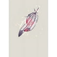 thumbnail image 2 of Incado 18x24 Black Ornate Wood Framed with Double Matting Museum Art Print Titled - Eagle feather I, 2 of 4