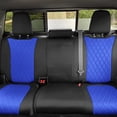 thumbnail image 3 of For 2019-2023 Chevrolet Silverado 1500 2500HD 3500HD RST | LTZ | HIGH COUNTRY FH Group Neoprene Custom Fit Truck Car Seat Covers Rear Set Blue, 3 of 7