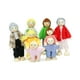 thumbnail image 4 of Figuras De Personas En Miniatura De Familia Feliz Y Adorable Con Poses Articuladas Para Casa De Muñecas, 4 of 8