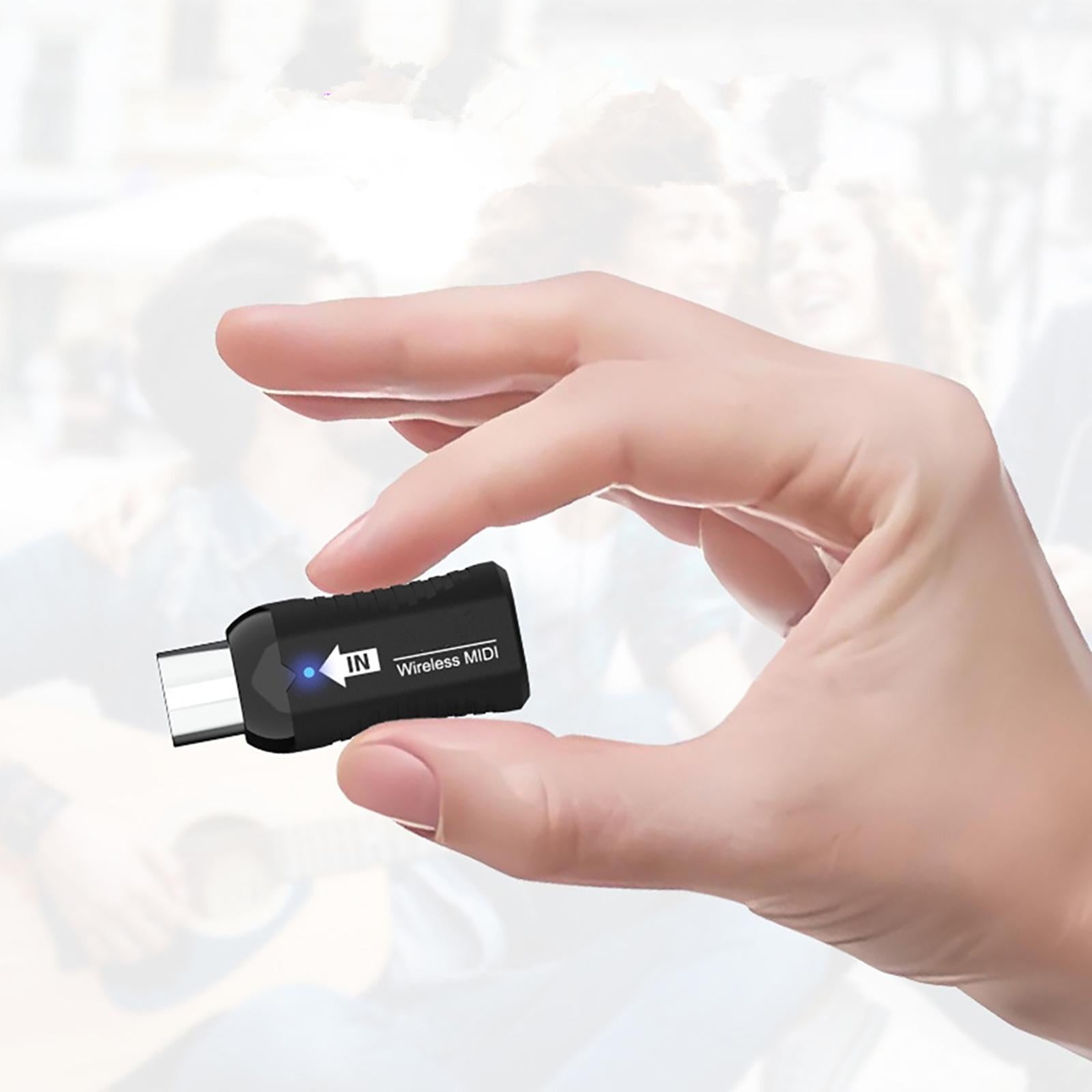 GUYUTING Perform Freely with Wireless Midi Transceiver for Keyboards Latency <5ms, Effective Range ≤10m