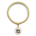 thumbnail image 1 of graffiti Guitare de Rue Motif Mains en bracelet Pendentif Rond Chaîne de Bijoux, 1 of 3