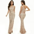 thumbnail image 3 of Vestido estilo hada fantasía celebridad fiesta vestido de noche sexy largo adelgazante tostado vestido nupcial elegante, 3 of 6