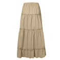 thumbnail image 5 of Women's Tiered Maxi Skirt Summer Spring Fashion 2026 High Waisted Long Flowy Casual Boho Beach Vacation Clothes, 5 of 5