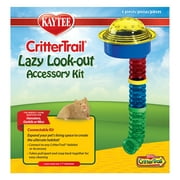 Kaytee CritterTrail Accessory Lazy Look-Out Habitat Kit for Hamsters, Gerbils, Mice and Other Small Animals, Assorted Blue