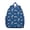 Blue-57, variant on Breathable Mesh Backpack - Blue Sea Theme with Hand Drawn Dolphin & Shark Design