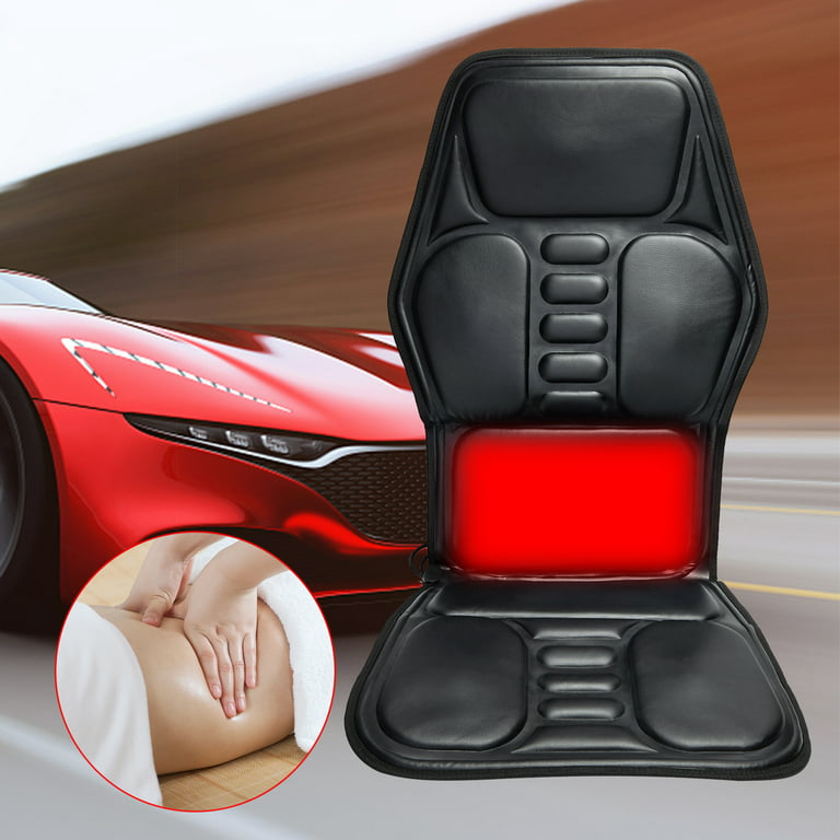 Seat Cushion Massager with Heat and 6 Vibration Motors for Home