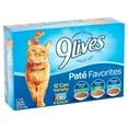 (12 Pack) 9Lives Wet Cat Food Real Chicken & Tuna Meaty Pate Super