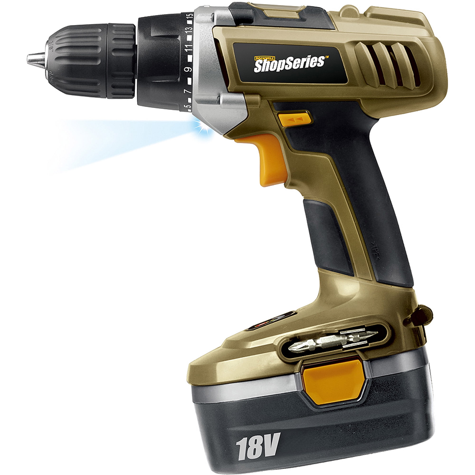 Shop Series 18V 3/8" Cordless Drill/Driver Kit RC2804K2