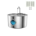 thumbnail image 2 of Vetiflow Dog Bowl, Dog Fresh Water Fountain, 3.2L Stainless Steel Pet Fountain Water Bowl with Four-Layer Filtration, Large Capacity Drinking for Dogs & Cats (1 Water Bowl + 8 Filters), 2 of 9
