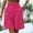 Hot Pink, variant on BUIGTTKLOP Shorts for Women Summer Dressy Casual Work Shorts Elastic High Waisted Wide Leg Knee Length Office Shorts with Pockets