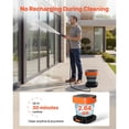 thumbnail image 6 of convenient Cordless Pressure Washer, 2.64 Gal Tank, Foldable, 109 PSI, 3 Nozzles + 2 Brushes, 78.7" Hose, for Bike/Patio/Camping, 6 of 7