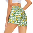 thumbnail image 3 of Fotbe Lemon Womens High Waist Running Shorts Athletic Workout Quick Dry Shorts for Women with Pockets Gym Yoga Summer Shorts-, 3 of 9