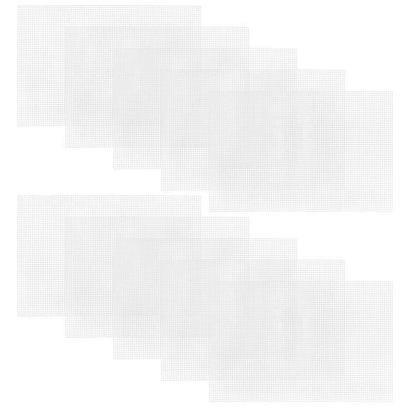 FELTECHELECTR Cross Stitch Quilting Sheets for Handmade Sewing Sheets 10Pcs 19.65X12.97X0.08in