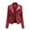 Red, variant on Wyzesi Fall Coats For Women Trendy Sweater Women Ladies Lapel Motor Jacket Coat Zip Short Punk Cropped Tops Corduroy Jacket Winter Jackets For Dogs Large