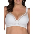 thumbnail image 3 of Women's Leading Lady 5230 Lace Covered Wirefree Posture Back Bra (White 42DDD), 3 of 3
