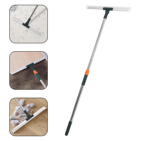 ELAYARD Long Handle Silicone Shower Squeegee with Adjustable Telescopic Handle