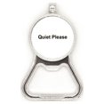 thumbnail image 1 of Quite Please Warning Symbol Pattern Metal Beer Bottle Cap Opener Duty Stainless Steel, 1 of 3