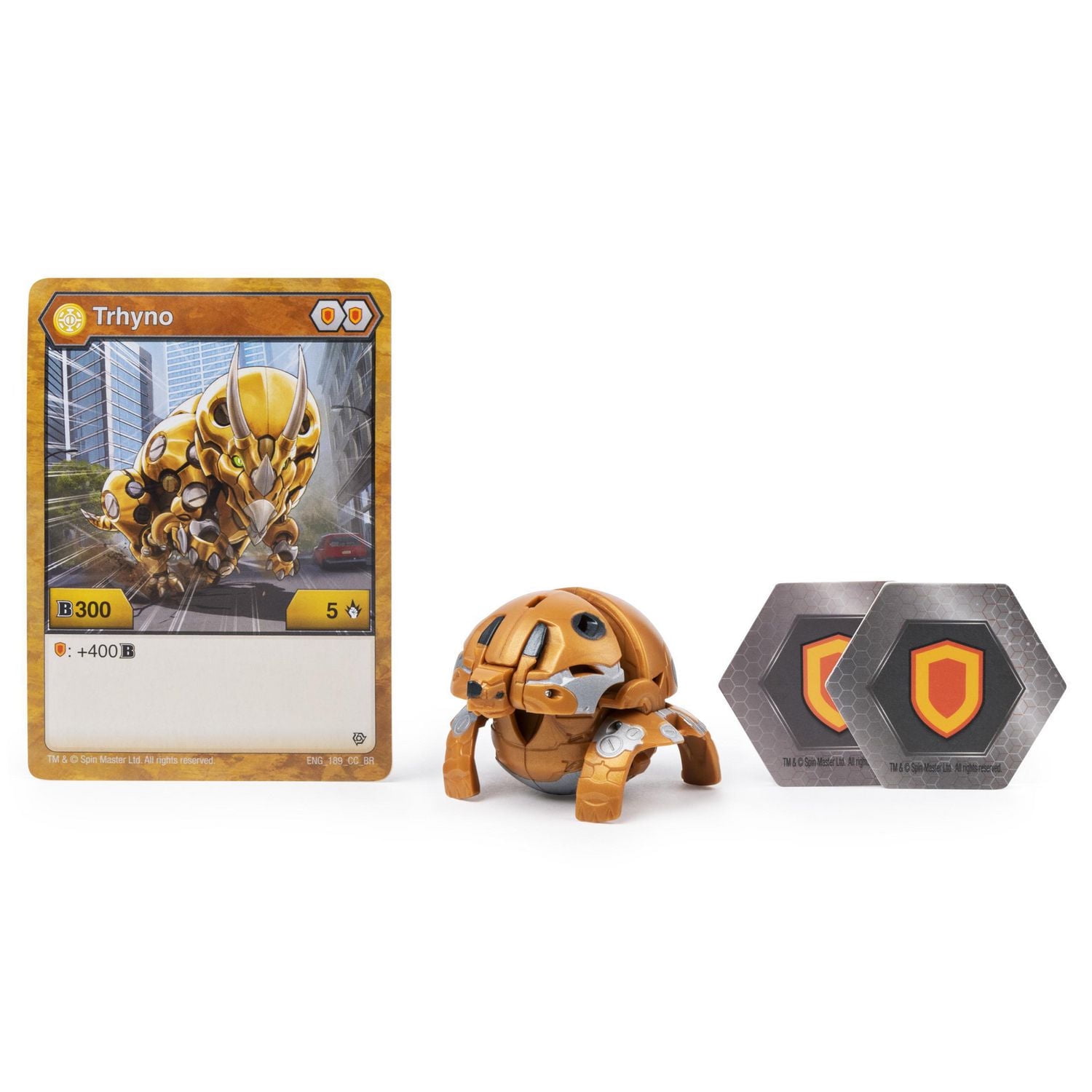 Bakugan, Tryhno, Créature transformable à collectionner de 5 cm, à partir de 6 ans