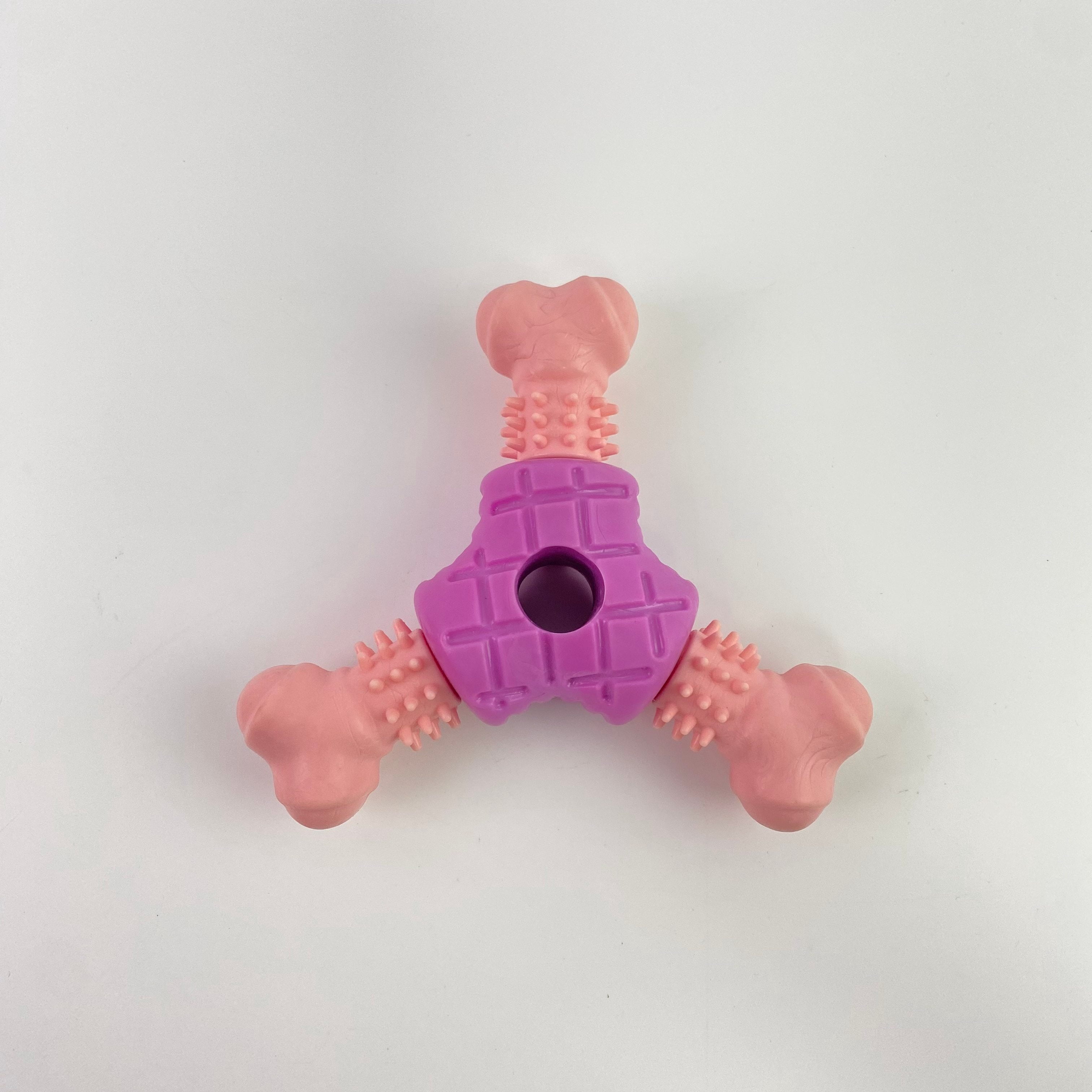 Zsxrblum Pet toys,Dog Chew Toys for Aggressive Chewers Large Breed,Indestructible Bones Toy，Durable Cleaning Toothbrush Natural Rubber Dog Toys