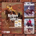 thumbnail image 3 of Kit de pintura rectangular con placa de metal vintage Iron Marlboro Cowboy 20x30cm 3 piezas, 3 of 9
