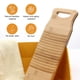 thumbnail image 2 of Bamboo Laundry Washing Board Clothes Hand Washing Board Household Washboard Nonslip Washing Board for Laundry, 2 of 3