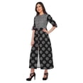 thumbnail image 3 of Moomaya Robe Tunique Imprimée à Manches Courtes Kurti d'Été pour Femmes, 3 of 5
