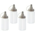 thumbnail image 3 of Miangastore 4pcs Mini Condiment Squeeze Bottles Leakproof Mini Ketchup Sauce Bottles, 3 of 8