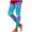 Purple, variant on Womens Yoga Pants Fashion Shiny Sequin Print Stretchy Slim Fit Casual Soft Tummy Control Leggings