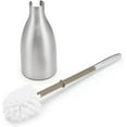 thumbnail image 5 of Polder Sleek Stainless Steel Toilet Brush with Caddy, Slim and Discreet Design, Open-Back Design for Odor Control, Rust-Resistant Stainless Steel, 5 of 5