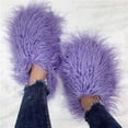 thumbnail image 4 of Factory Price New Designer Real Tan Sheep Fur Women Slides Slippers For Season With Customized Color, 4 of 7