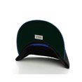 thumbnail image 3 of Classic Snapback Referee Hat High Profile Flat Bill Visor Adjustable Back Cap, Black Royal Blue, 3 of 3