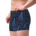thumbnail image 2 of Yiaed Shining Christmas Tree Print Men's Soft Cotton Boxer Shorts Breathable Boxers Underwear Moisture-Wicking Underwear Stretch Boxer Briefs for Man-Small, 2 of 5