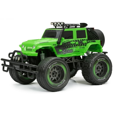 New Bright 1:10 RC Trucks Radio Control Jeep Wrangler – Green – BrickSeek