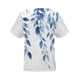 thumbnail image 4 of Tops de Manga Corta Cuello en V para las Mujeres Plegar Impreso Botón Abajo Blusa de Verano Casual, Tops de Verano de las Mujeres Cuello en V con Mangas Cortas, 4 of 5