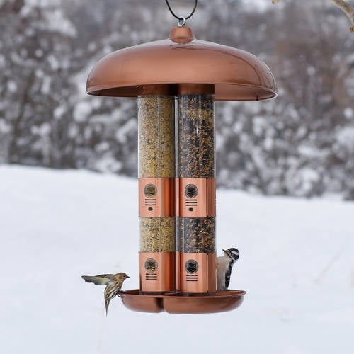 Perky-Pet Multi Outdoor Sturdy 10 lb Copper Finish Triple Tube