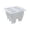White, variant on Maker Homemade Ice With Lid And Handle 6 Grid DIY Easy Release Food Grade Silicone Silicone Ice Holder Ice Tray Silicone States Ice Tray Big Ice Cubes Ice Holder for Refrigerator Freezer Trays Baby
