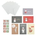 thumbnail image 4 of 2 Ensembles de Noël Félicitations Bénédiction Cadeau Salutation avec Enveloppe, 4 of 9