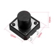 thumbnail image 4 of 12x12x10mm Panel Momentary 4-Pin PCB DIP Tactile Push Button Switch 5PCS, 4 of 4