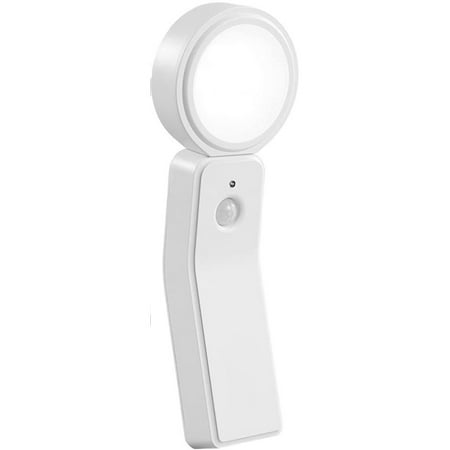 

Human Body Induction Lamp 360 Degrees Rotatable Led Wall Light Dimmable Night Light Intelligent Corridor Lamp for Kitchen Bedroom Stair Cabinet (White light)