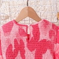 thumbnail image 5 of Bnwani Dresses for Girls Puff Sleeve Round Neck Girls Dresses Comfortable Dress Red Sizes 8-12, 5 of 9